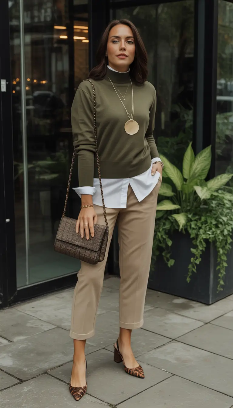 everyday fall outfits Structured and Subtle: Workwear That Works