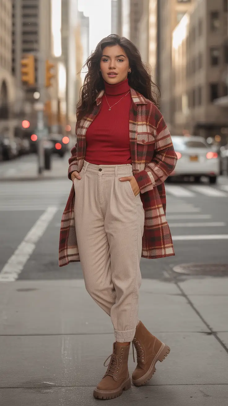 everyday fall outfits Cozy Layers With Autumn Spice