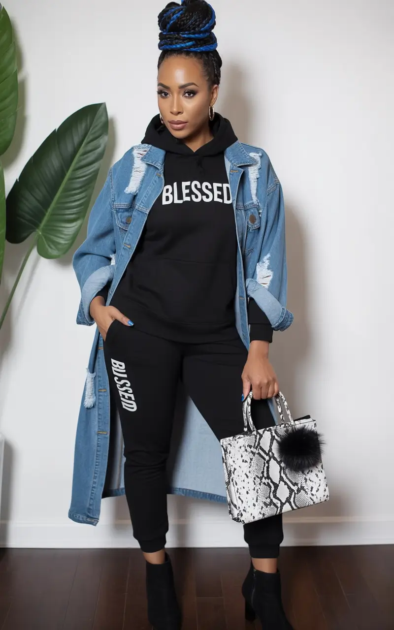 everyday fall outfits Blessed in Denim Layers