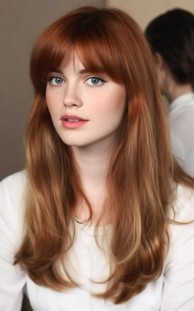 Inspo 2025 Classic Auburn Layers with Wispy Fringe
