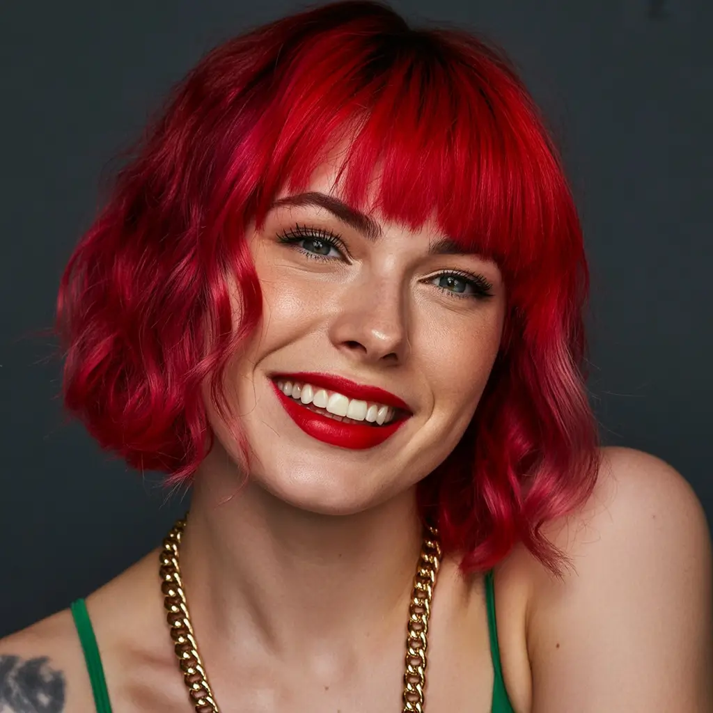 2025 short Cherry Bomb Bob