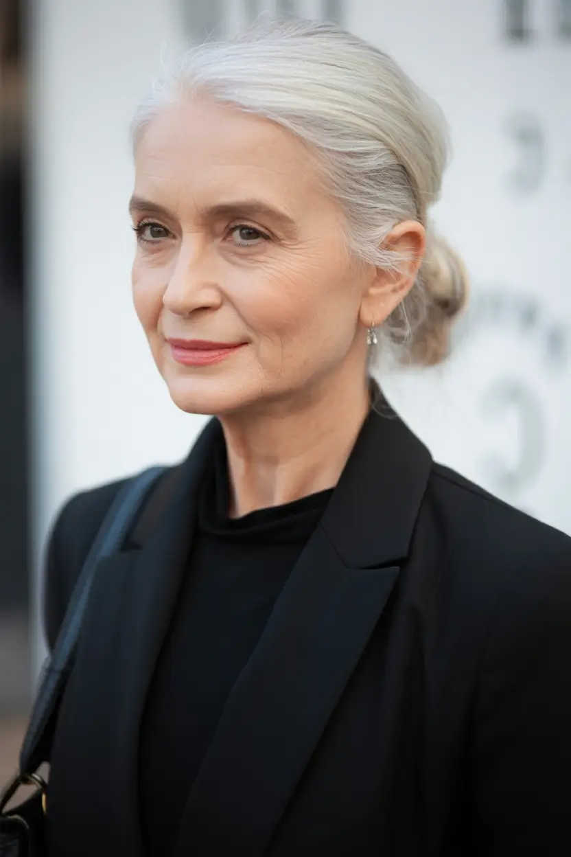 Polished Low Bun Fall 2025 Hairstyles