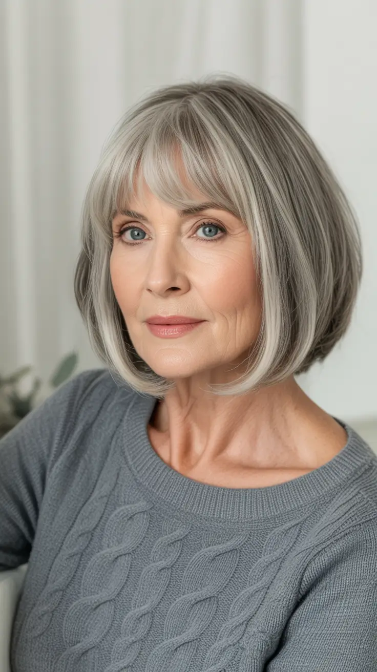 Classic Bob with Bangs Fall 2025 Hairstyles