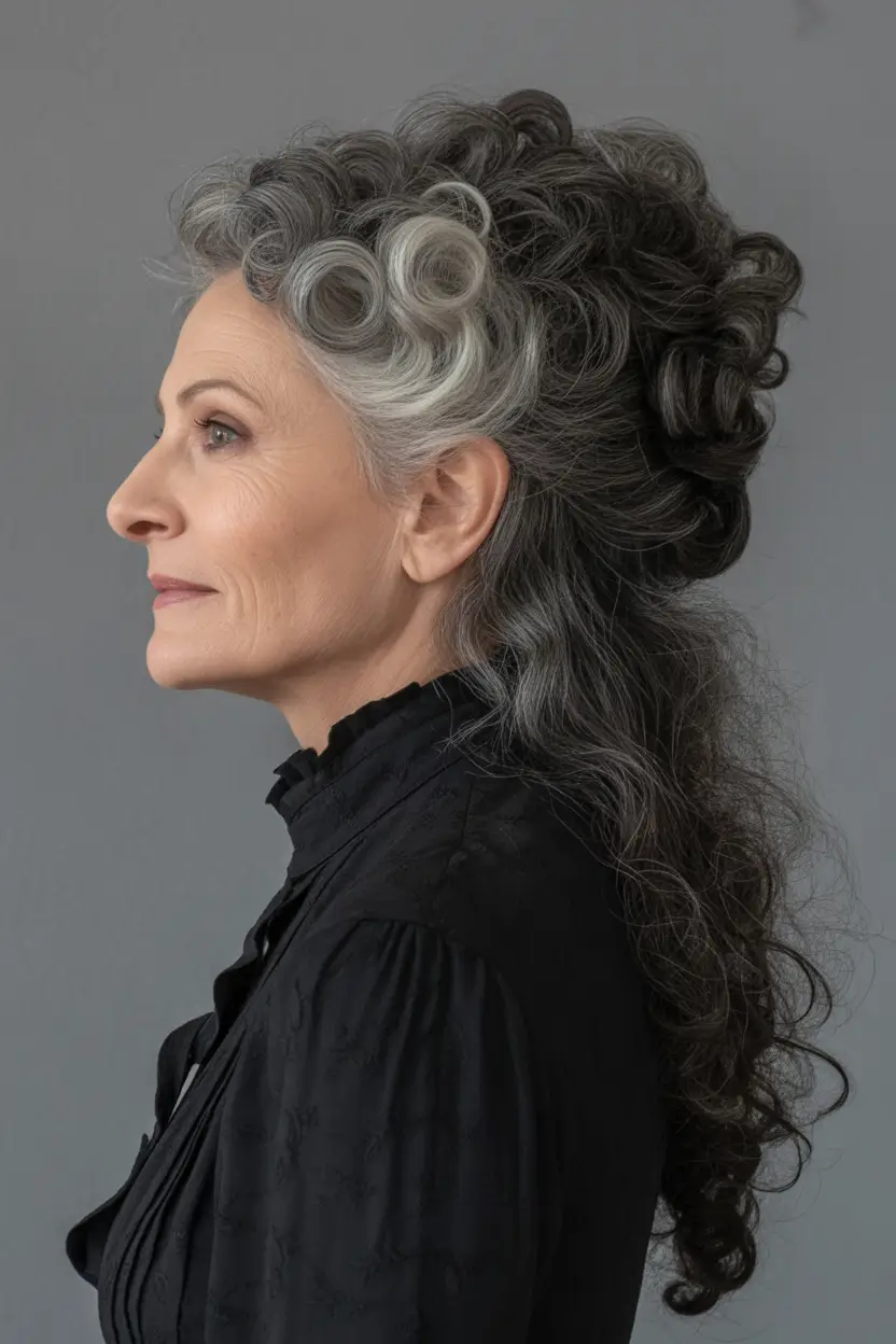 Vintage-Inspired Curls Fall 2025 Hairstyles