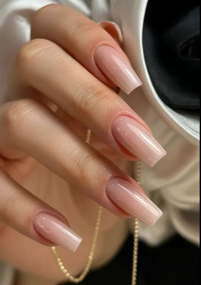 Ballerina Nail Designs Classic Nude Gloss