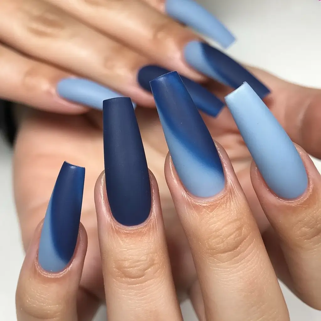 Ballerina Nail Designs Midnight Sky Fade