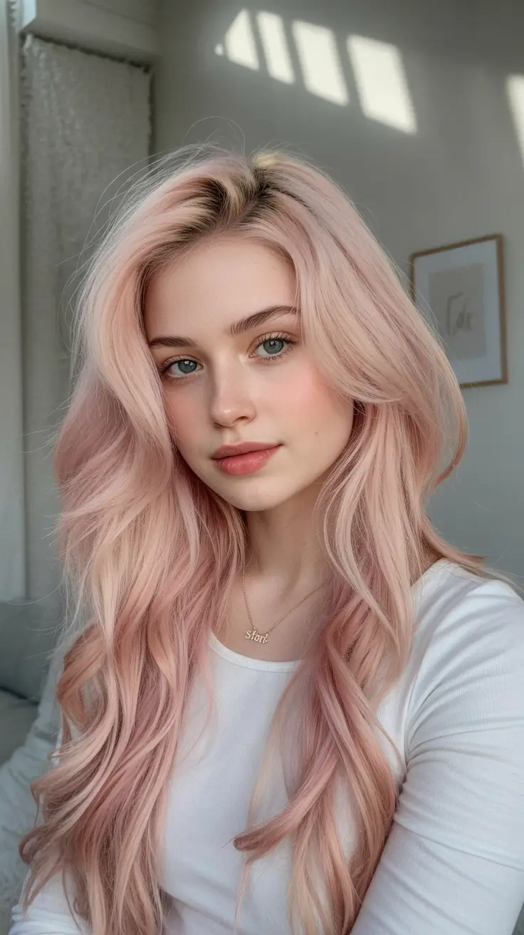 Fall Hair Colors for Cool Skin Tones Blush Pastel Glow