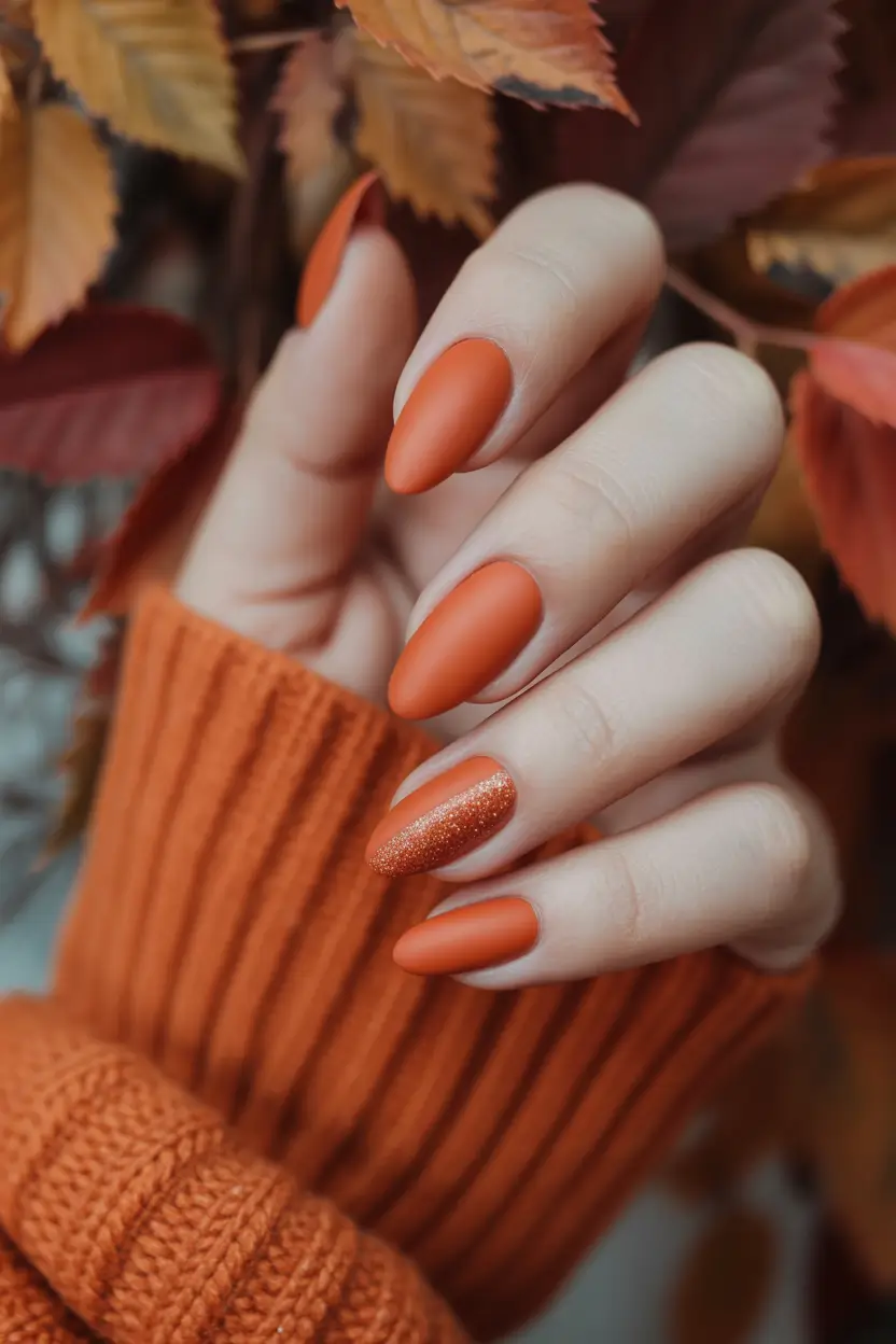 Fall nail colors for fair skin Burnt Pumpkin Spice