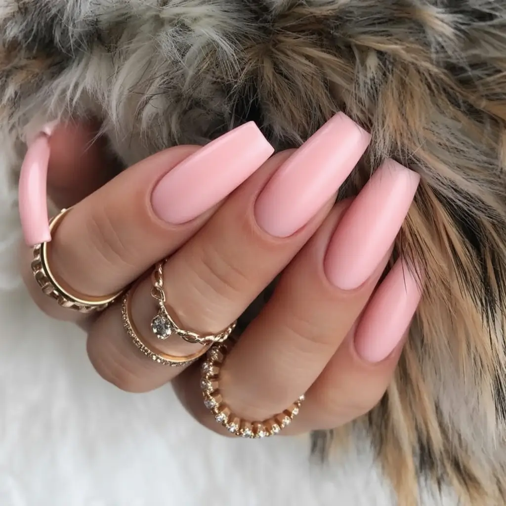 Fall nail colors for fair skin Soft Ballet Slipper Pink