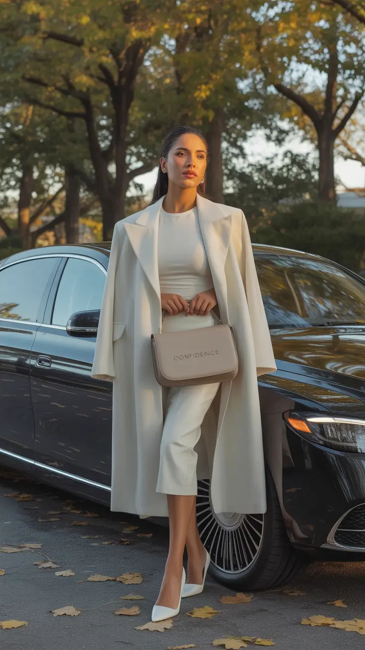 fall outfits latina women - cute ideas 2025 Timeless Cream Power with a Whisper of Class