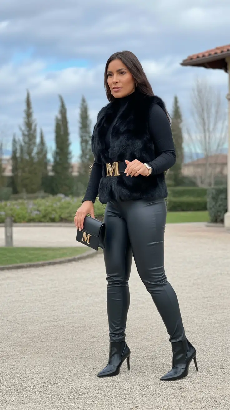 fall outfits latina women - cute ideas 2025 All Black, All Boss