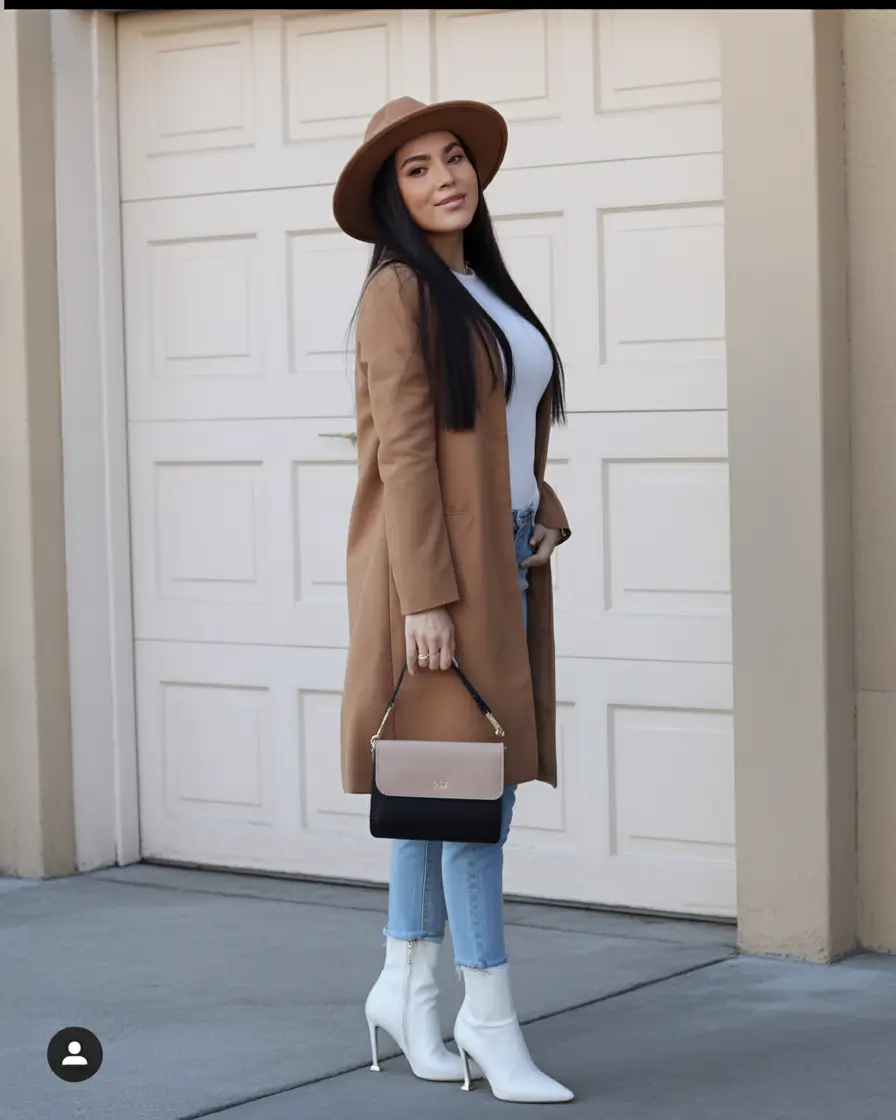 fall outfits latina women - cute ideas 2025 Soft Neutrals with Western Flair