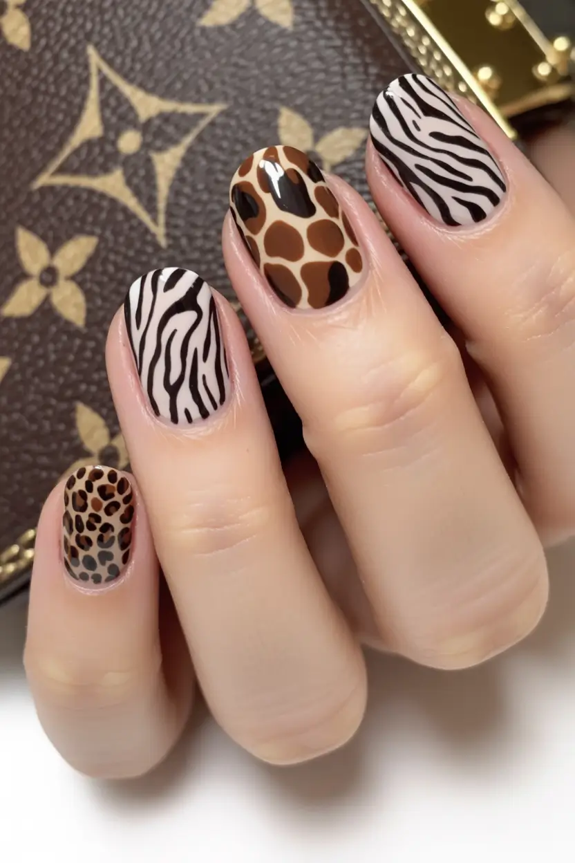 short fall nails Animal Instincts Meet High Fashion