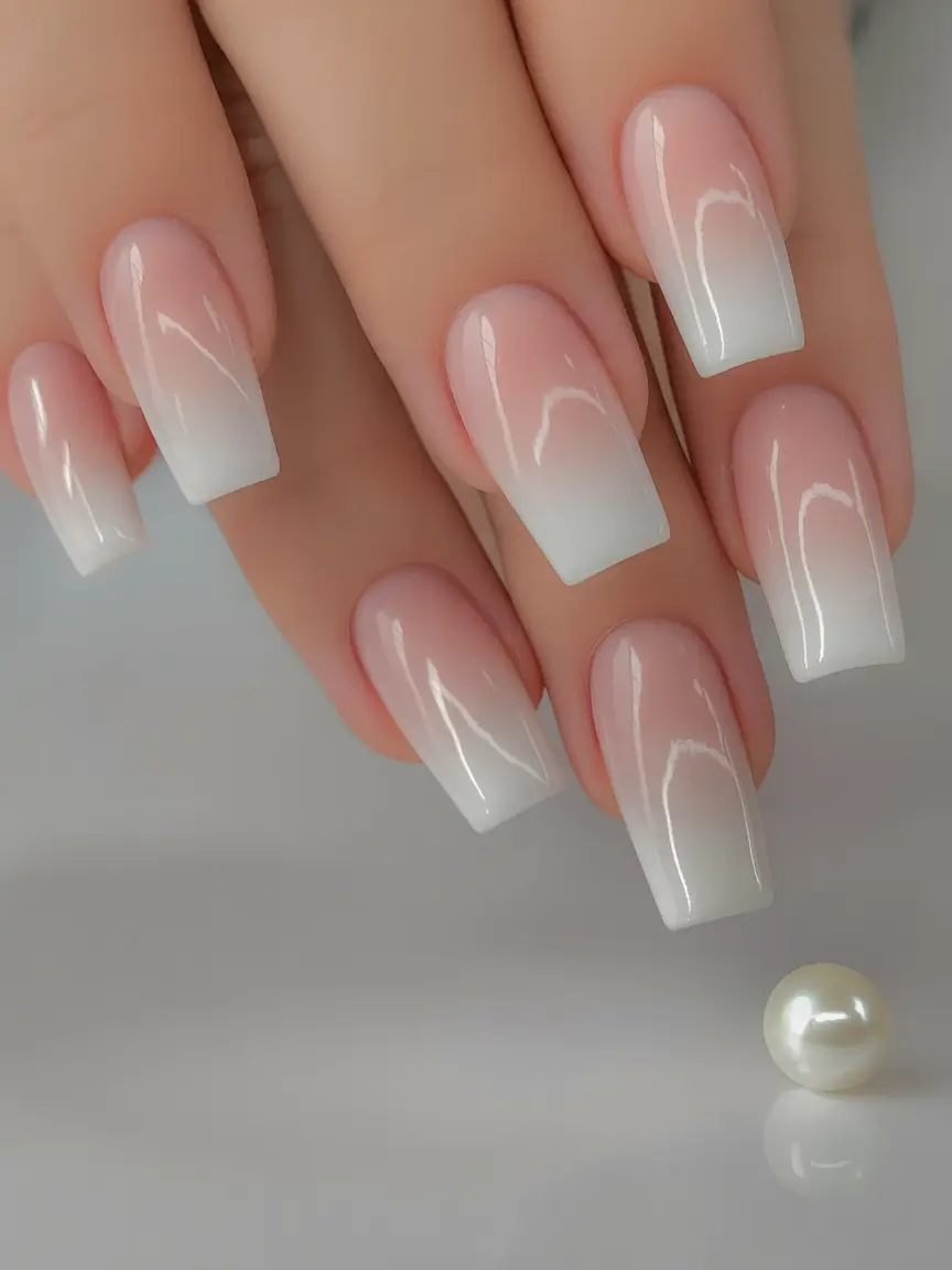 simple fall nails Soft Ombré That Channels Sweater Weather