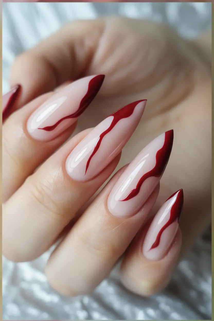 designs autumn french Wine Red Waves for Bold French Energy