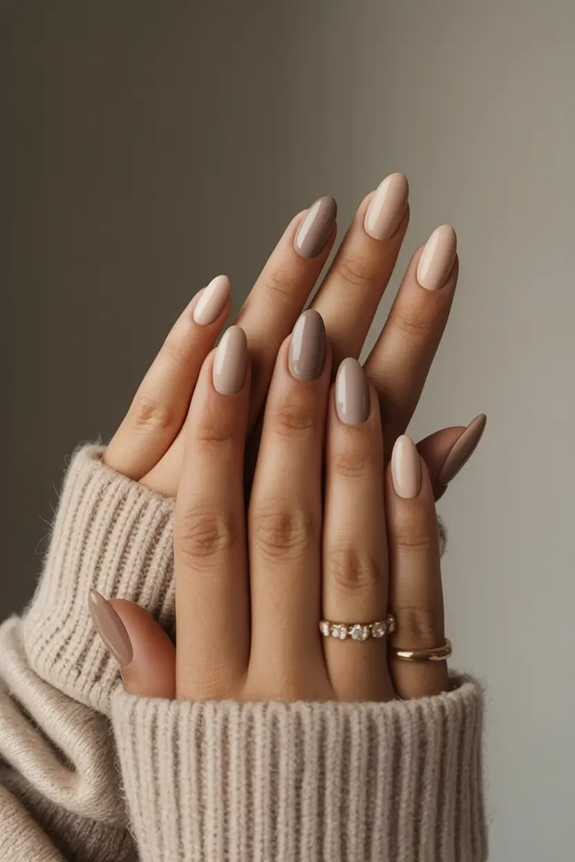 Fall Nail Colors for Brown Skin Minimalist Neutrals in Harmony