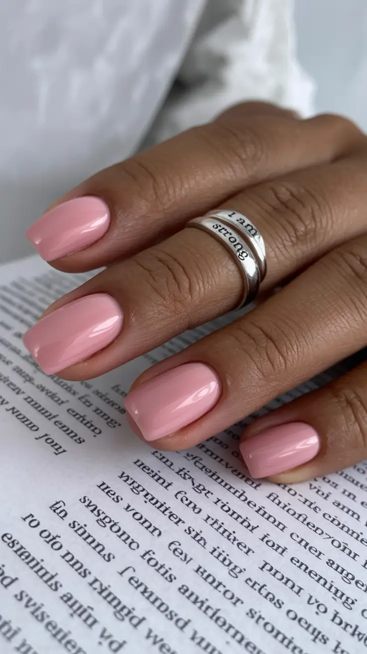 Fall Nail Colors for Brown Skin Soft Feminine Pink