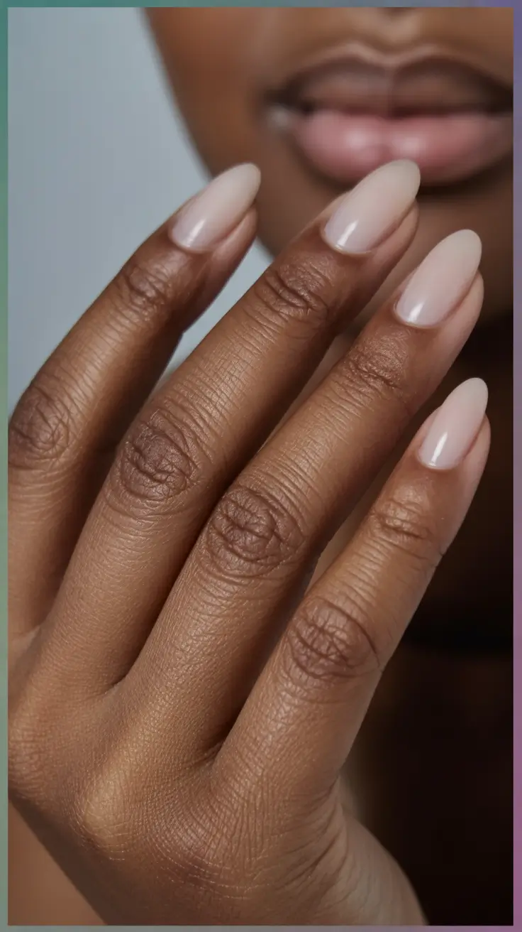 Fall Nail Colors for Brown Skin Sheer Natural Nude