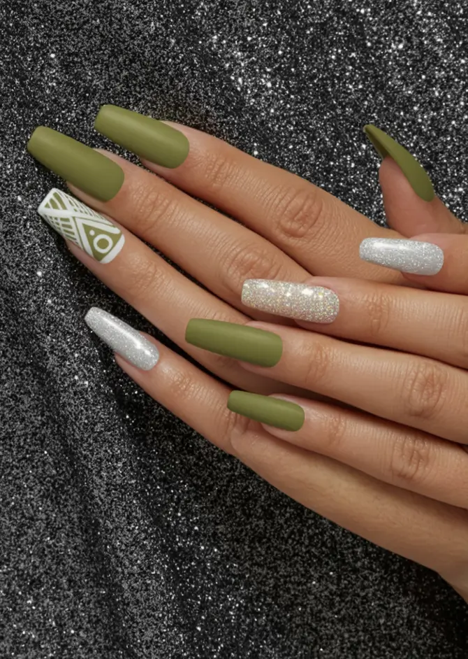 Fall Nail Colors for Brown Skin Olive Glam Mix