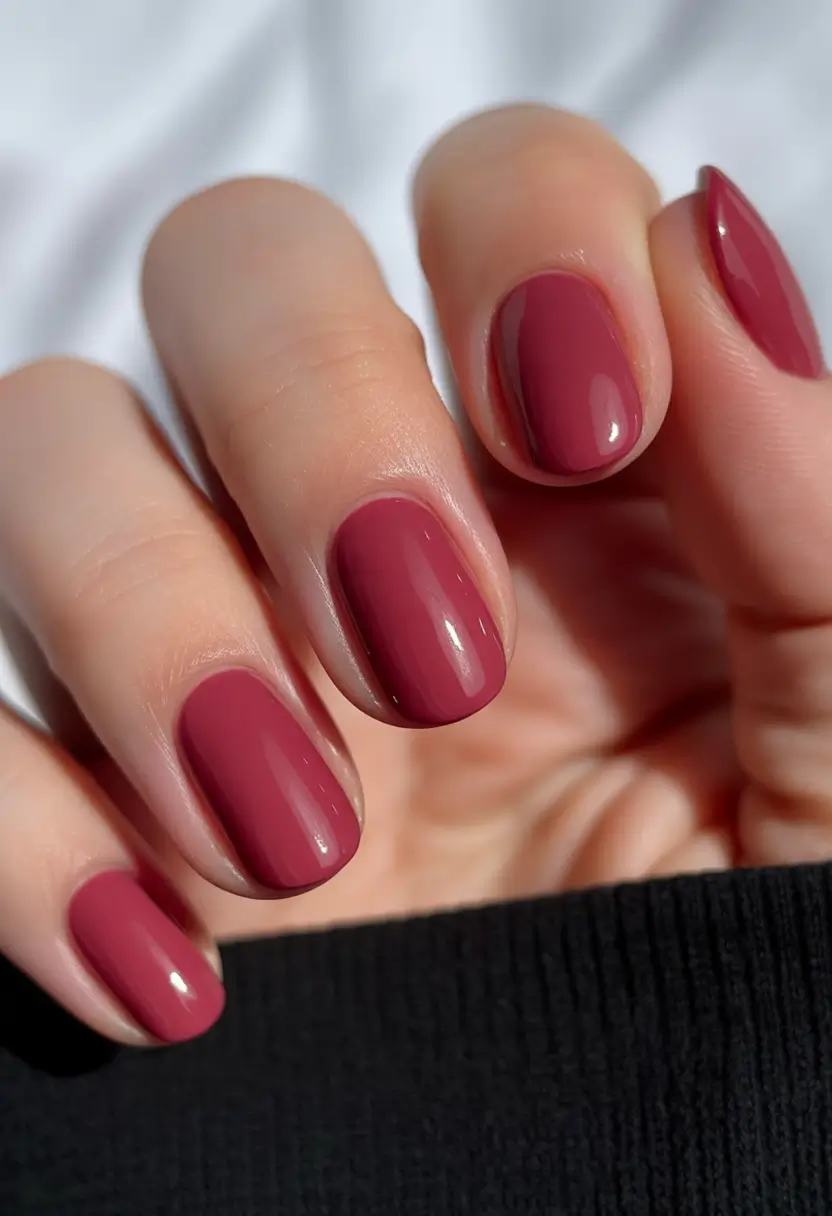 Fall nail colors for medium skin Warm Mulberry