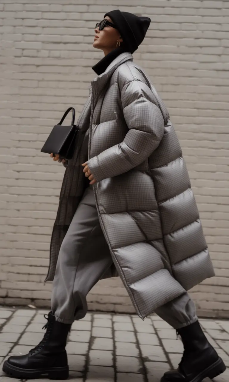 casual winter outfits Urban Puffer Power