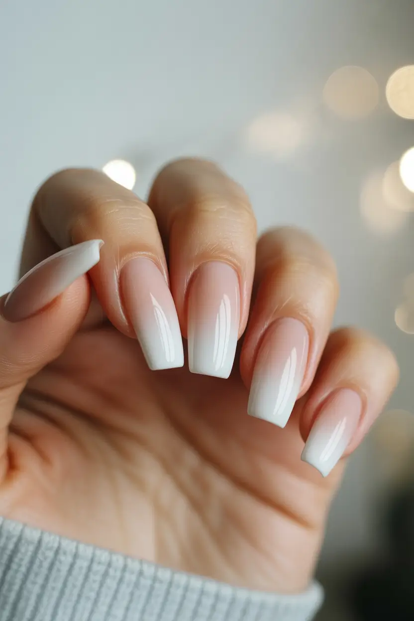 Fall Nail Color Ideas for Women Over 40 Modern Ombre French