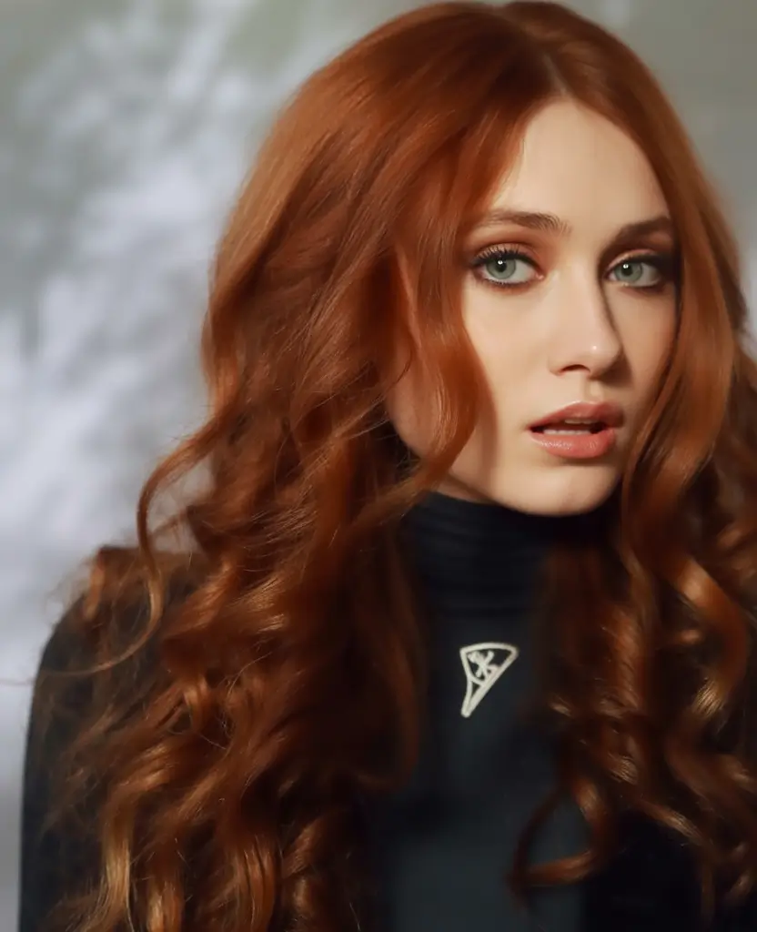 October hair color Autumnal Copper Curls