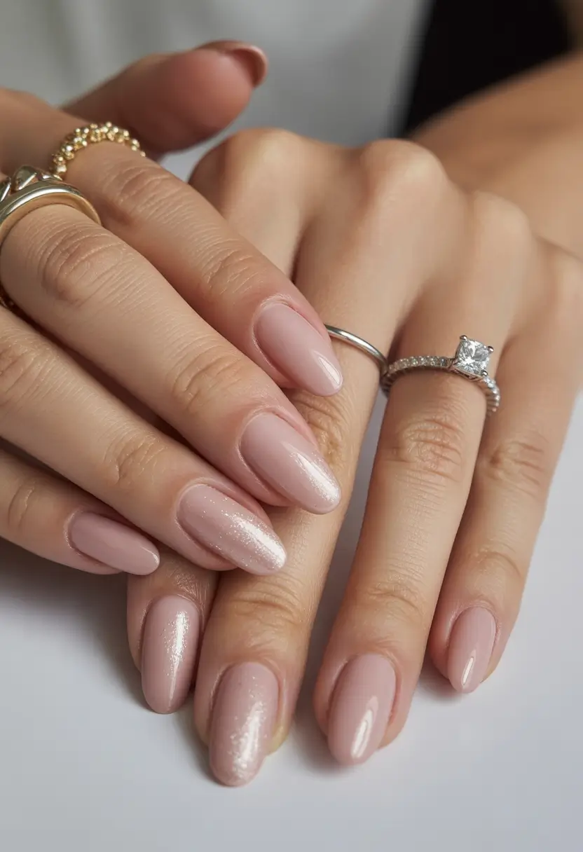 Fall Nail Color Ideas for Women Over 60 – Sheer Nude Elegance
