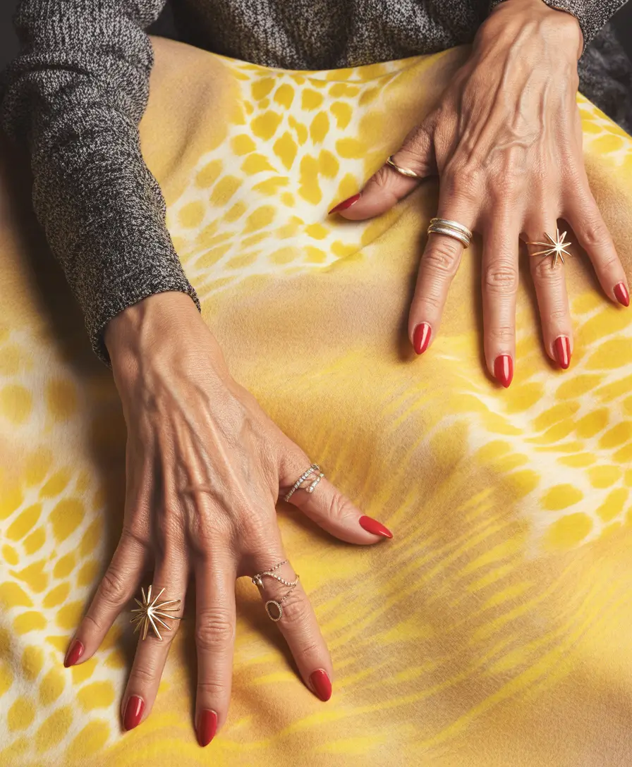 Fall Nail Color Ideas for Women Over 60 – Fire Red Confidence