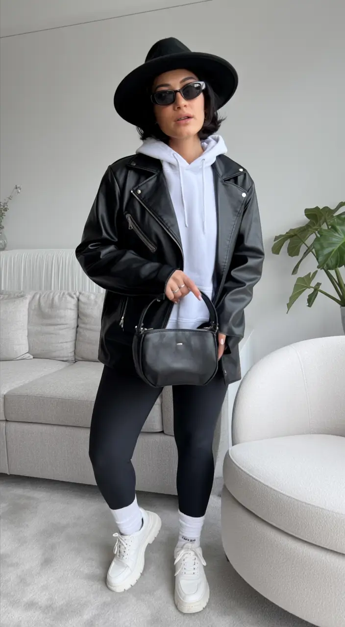 October outfits Sporty Layers with a Streetwear Twist