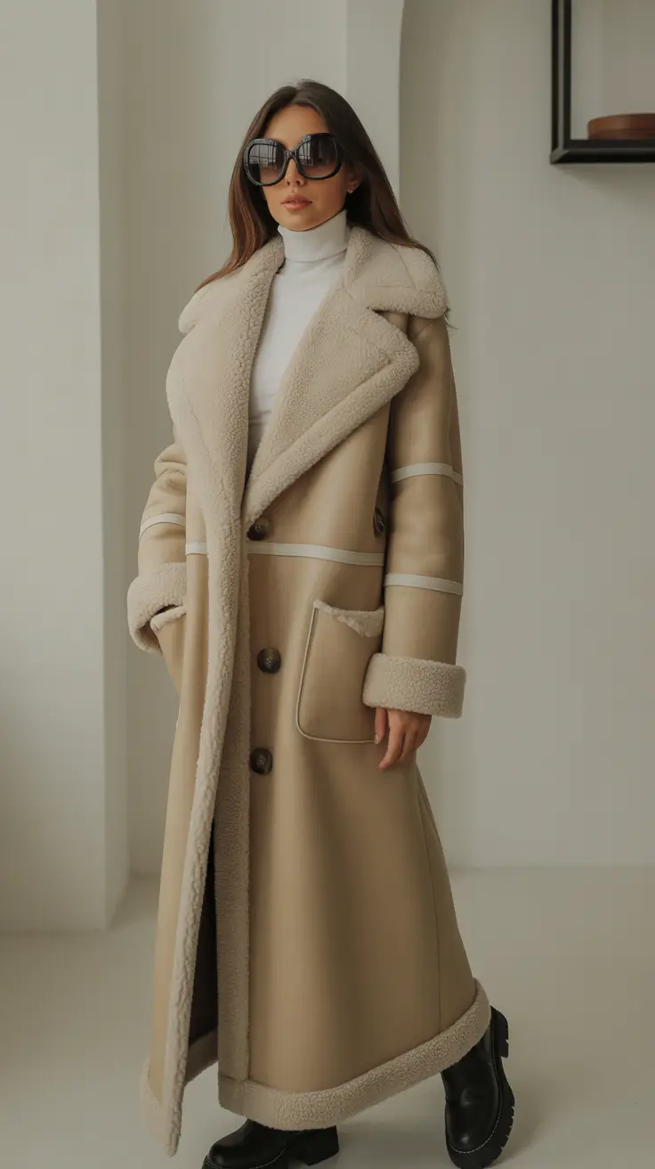 fall winter outfits Shearling Dreams