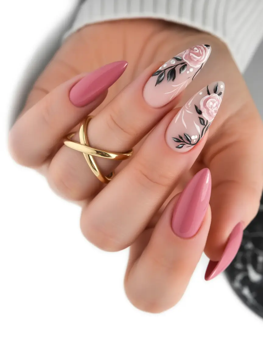 October-nails-design-Rose-Blush-Romance