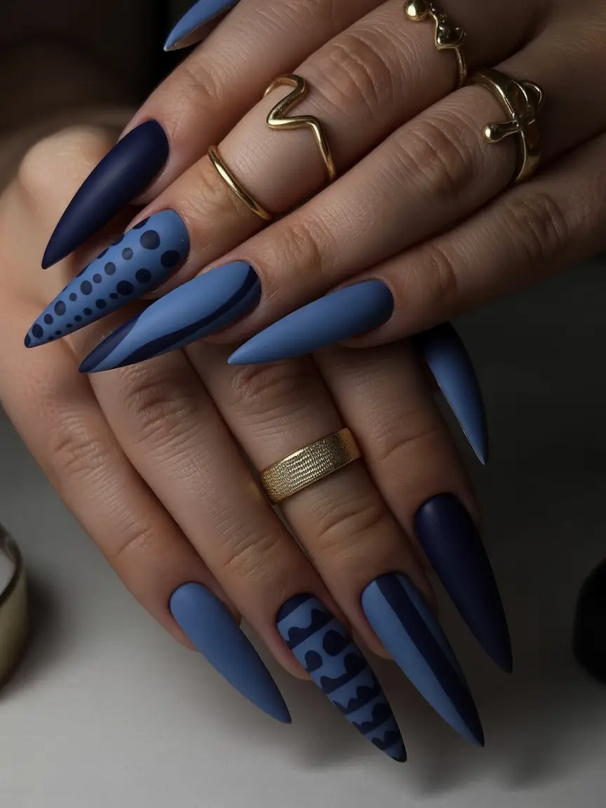 October-nails-design-Indigo-Drama