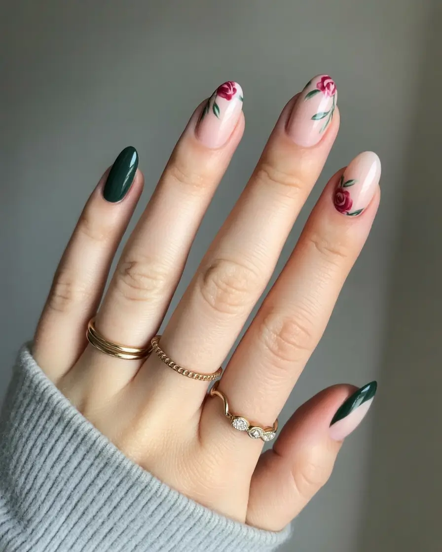 October-nails-design-Rose-Garden-Whisper