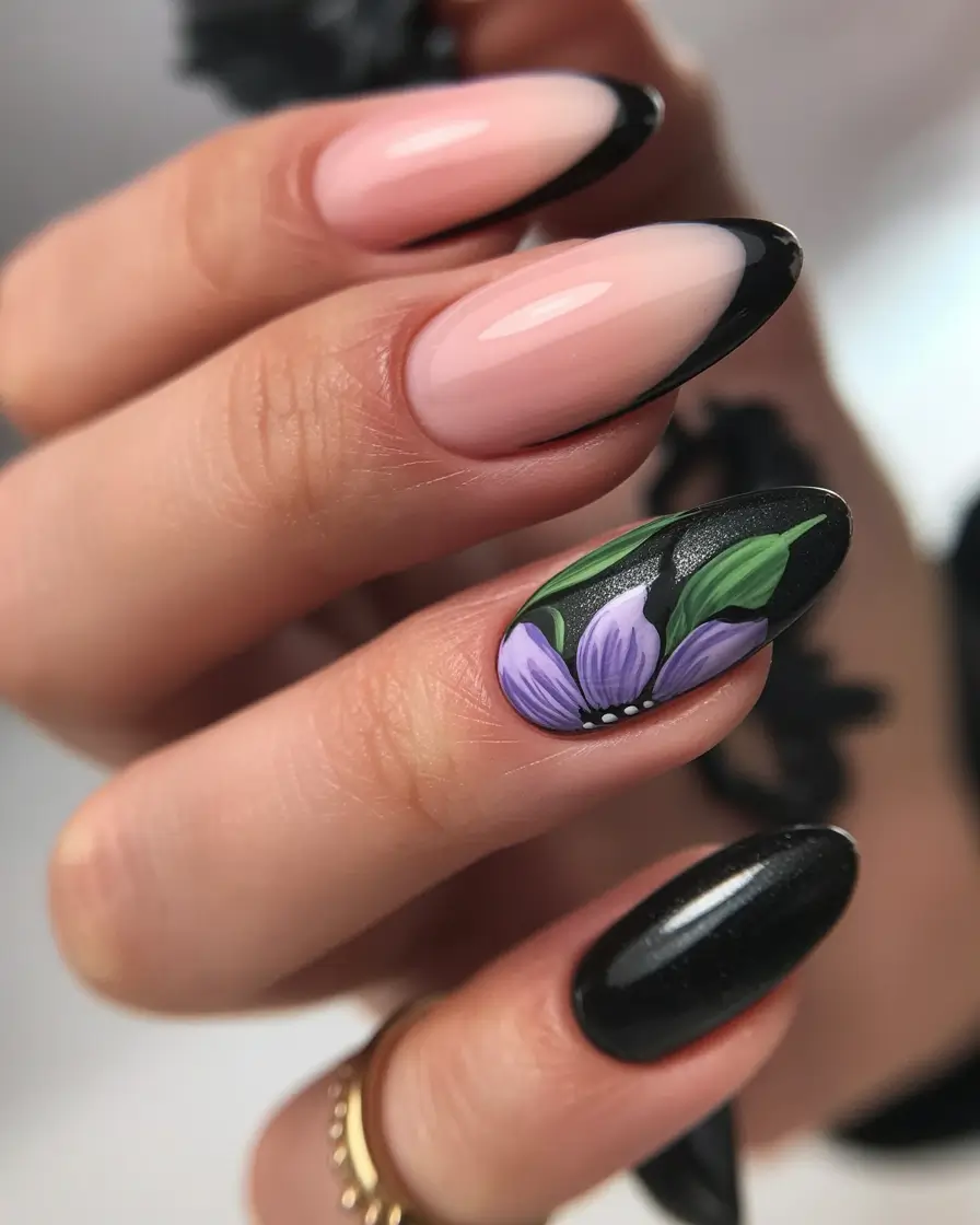 October-nails-design-Midnight-Violet-Edge