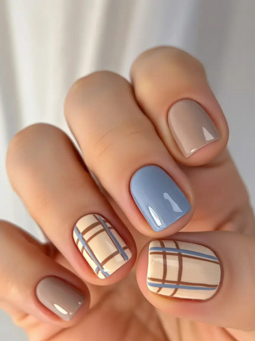 October-nails-design-Cozy-Plaid-Layers
