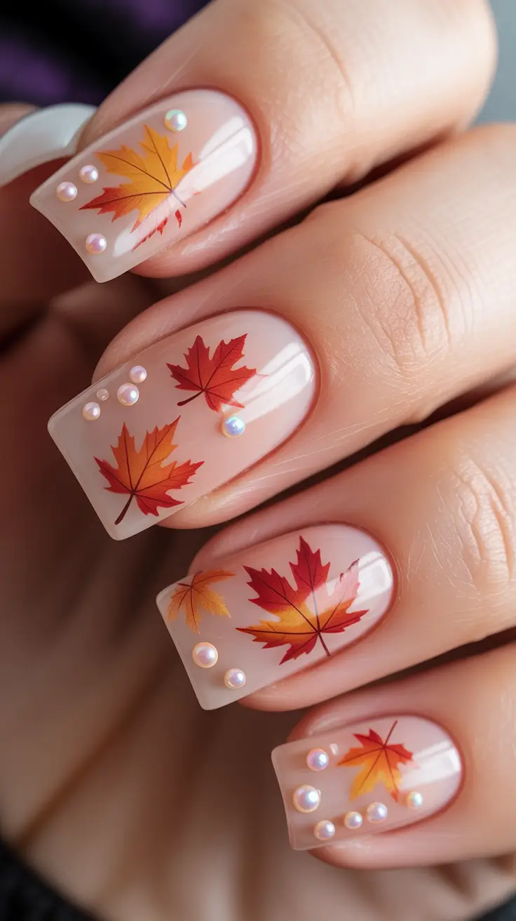 October-nails-design-Pearled-Maple-Glow