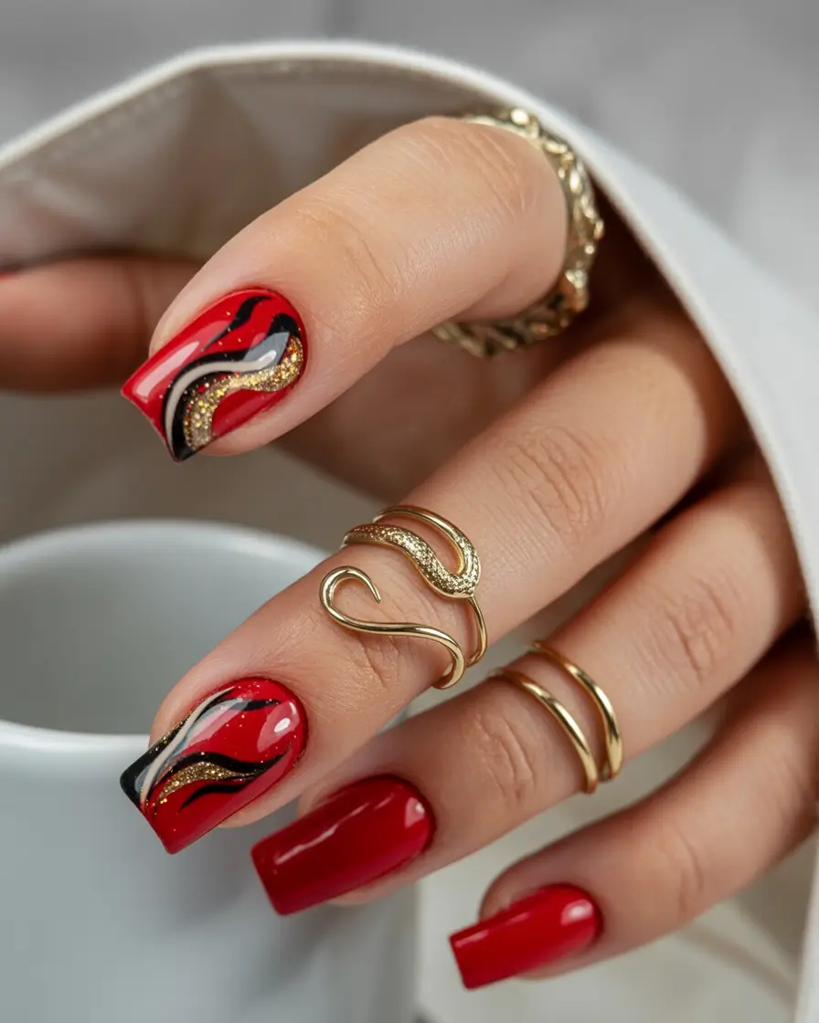 October-nails-design-Red-Velvet-Flames