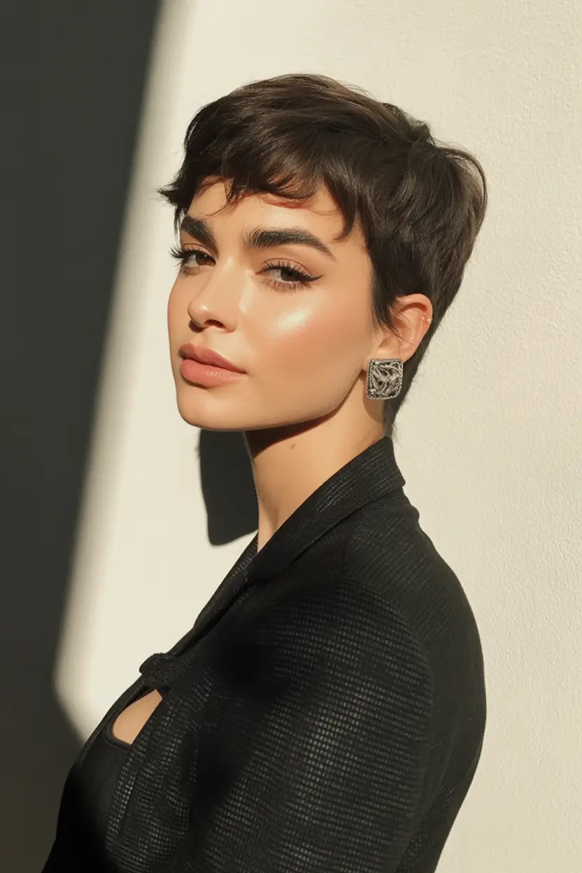 October haircuts Classic French Pixie