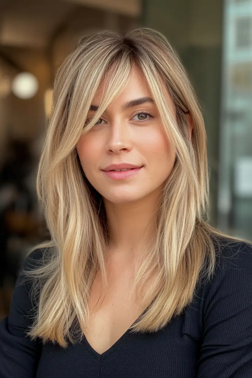 October haircuts Blonde Face-Framing Layers