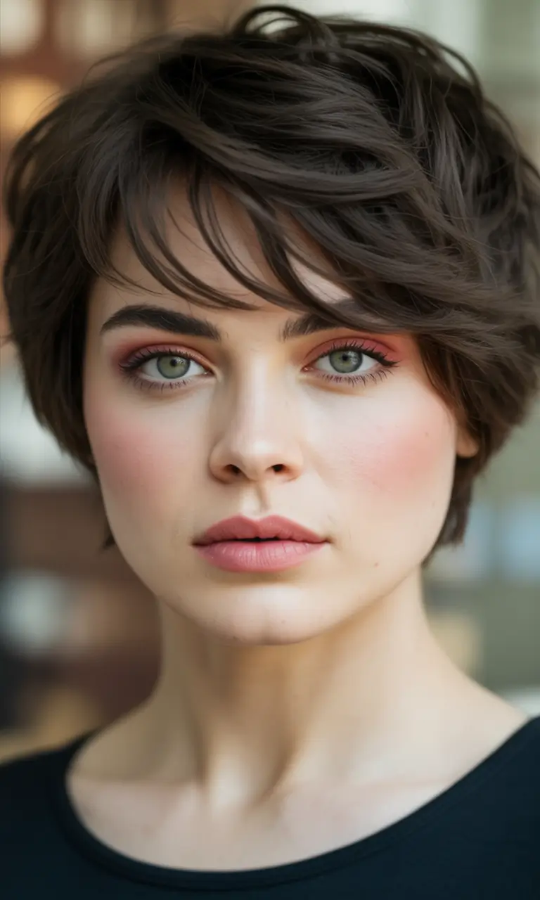 October haircuts Effortless Tousled Crop