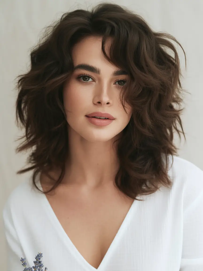 October haircuts Voluminous Textured Lob