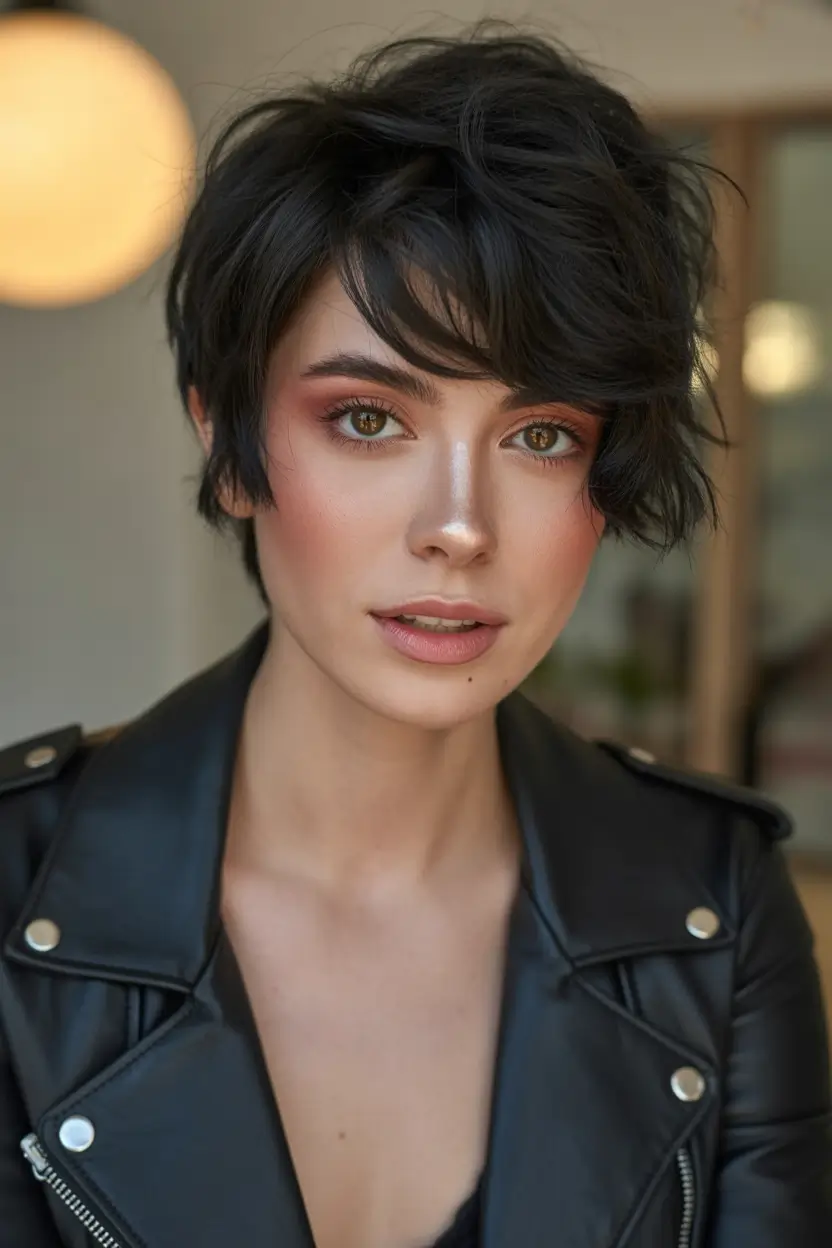 October haircuts Messy Pixie With Edge