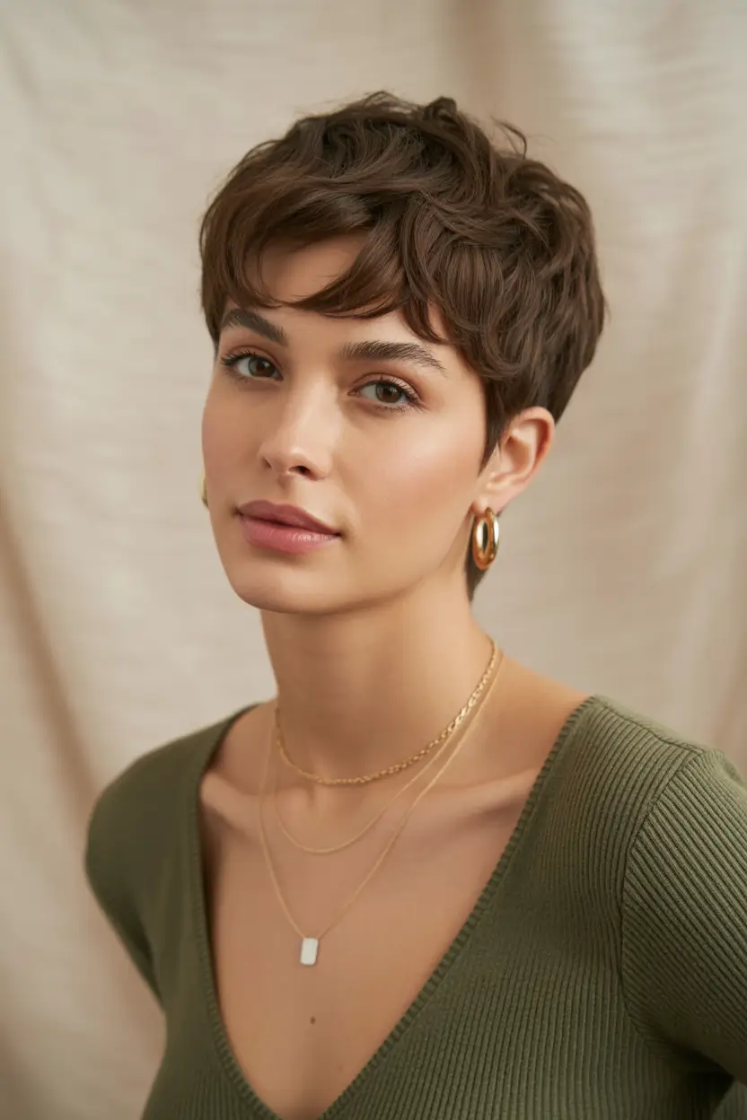 October haircuts Classic Crop With Soft Waves