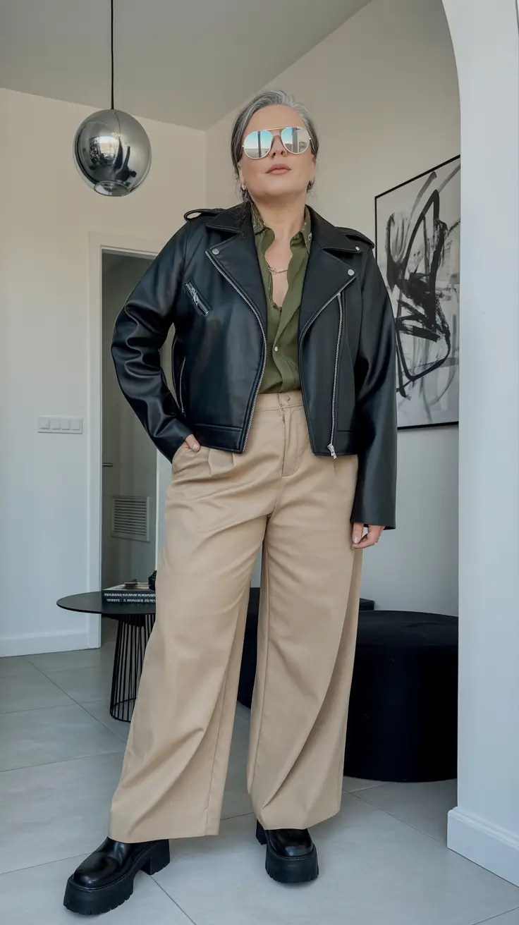 plus size winter outfits Utility Meets Edge