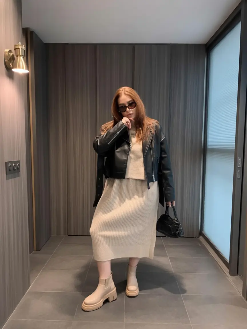 plus size winter outfits Soft Knits with an Edge