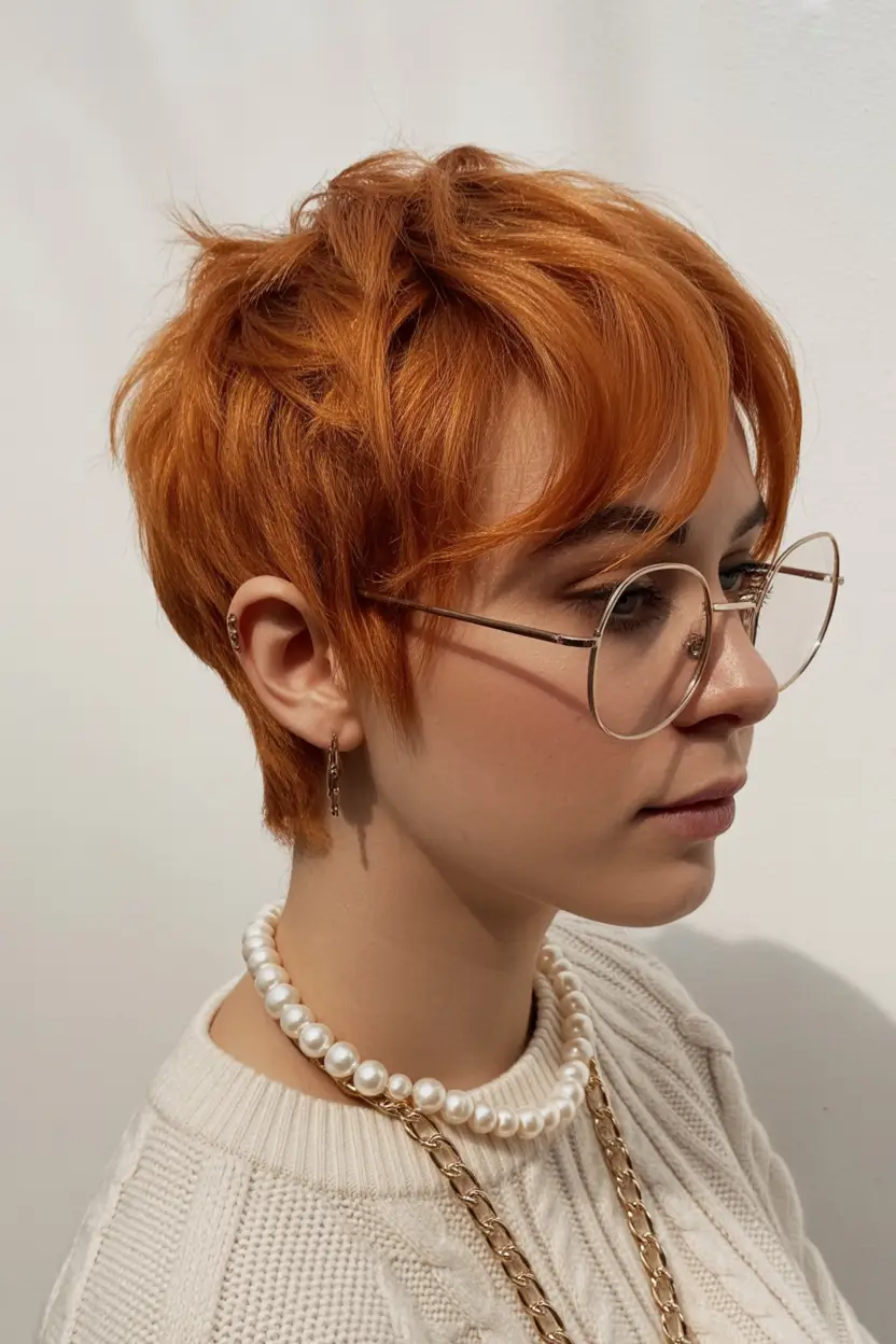 short winter haircuts Gingerbread Crop with Bangs