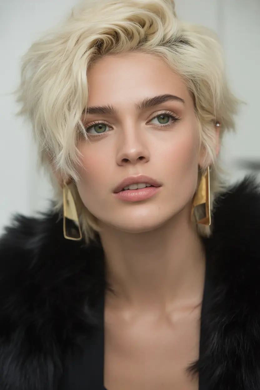 short winter haircuts Voluminous Tousled Bob
