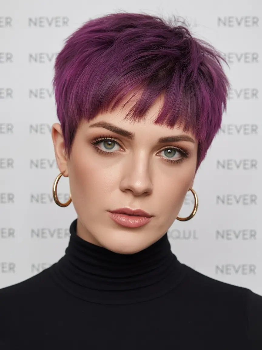 short winter haircuts Royal Amethyst Crop