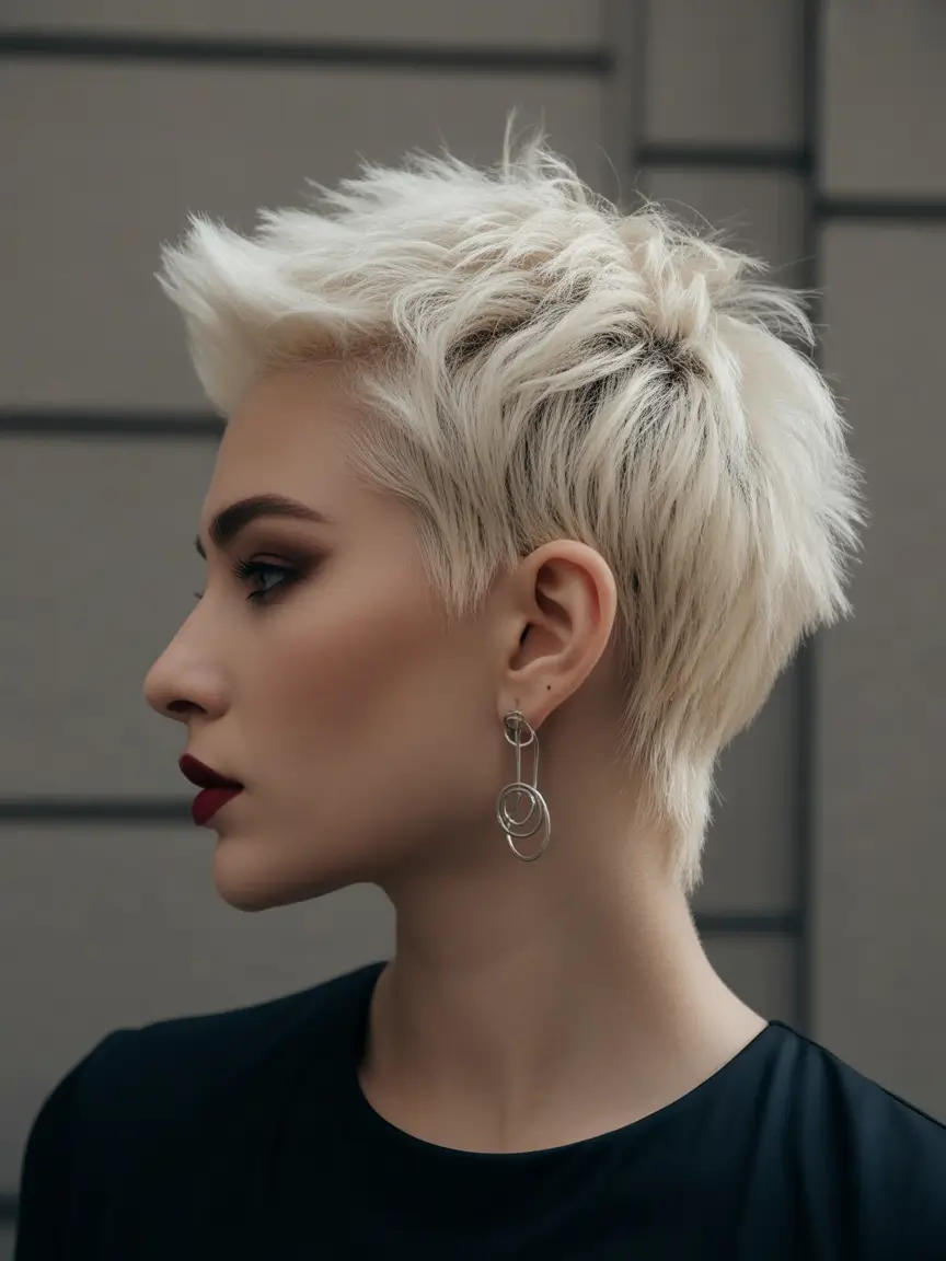 short winter haircuts Frosted Texture Cut